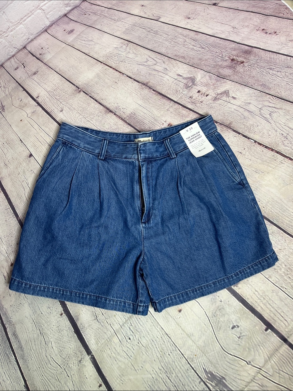 NWT Madewell Harlow Super Wide Jean Short